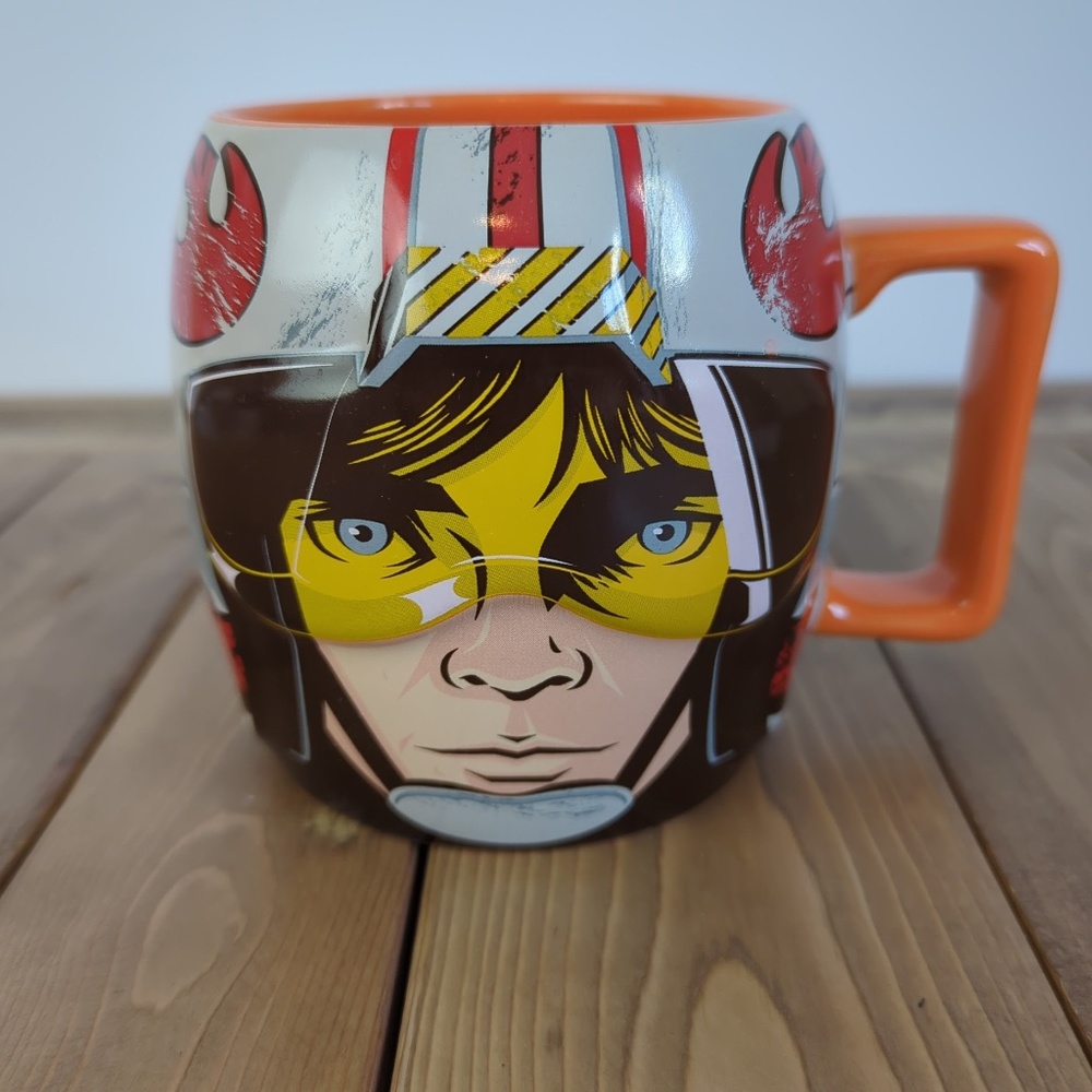 Star Wars Luke Skywalker Ceramic Mug X-Wing Pilot Disney Mug